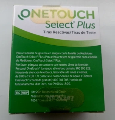 ONE TOUCH SELECT PLUS      50   Tiras Reactivas - Imagen 1 de 4