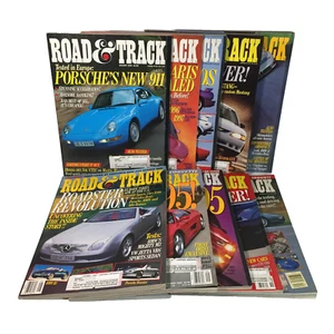 Road And Track 1994 Lot Of 10 Magazines McLaren F1 Mustang Porsche 911 Cars - Picture 1 of 12