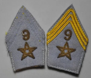 Patte de col - 9° Tirailleurs marocains paire officier incomplète cannetille - Bild 1 von 2