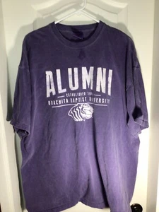 Ouachita Baptist University Alumni Purple Comfort Colors 2XL T-Shirt - Picture 1 of 15