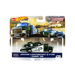 Hot Wheels Car Culture Team Transport Jaguar Lightweight E-Type Carry On - Picture 1 of 2