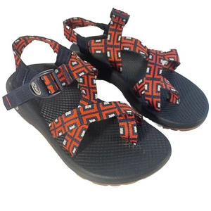Chaco Womens Sz 7 Z/2 Classic Red Navy Prairie Grenadine Strappy Active Sandals - Picture 1 of 6
