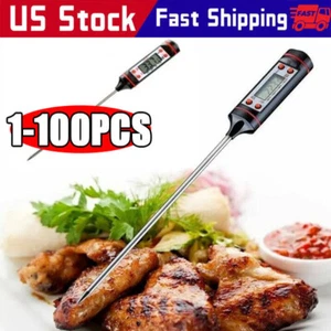Digitales Fleischthermometer mit Sofortanzeige BBQ Grill Smoker für Küche Lebensmittel Kochen - Bild 1 von 17
