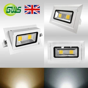 40W Rechteckige LED Gimbal Scoop Downlight Direktional verstellbar Einzelhandelslampe - Bild 1 von 5
