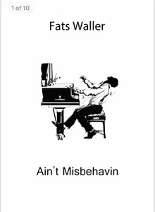 "Ain’t Misbehavin" by Fats Waller Sheet Music - Picture 1 of 2