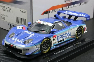 EBBRO 43801 1: 43 比例爱普生本田 NSX SUPER GT 2006 #32 死亡模型汽车 — 第 1/4 张图片