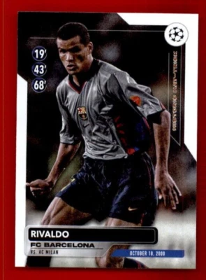 2023-24 Topps UEFA Club Competitions Historic Hat Tricks #HH3 Rivaldo. - Image 1 of 2