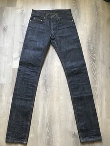 Pantalones de mezclilla ajustados rectos Imperial for Self Edge para hombre SEX108 negros talla 29x 38 - Imagen 1 de 11