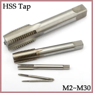 Taps Metric Tap HSS Thread Tap Round Die Threading For Stainless Steel M2~M30 - Picture 1 of 8