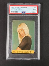 1968 Panini Cantanti - Sylvie Vartan #75 Rookie - PSA 9