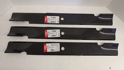 Cantidad-3 21" Oregon 91-626/191-626 hoja de cortacésped elevadora neumática con muescas cubierta 61" Foto 1 de 4