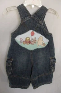 Mono vaquero WINNIE THE POOH pintado a mano personalizado de Disney para niños o niñas 0-3 M - Imagen 1 de 8