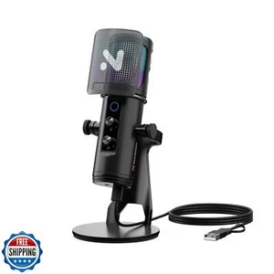 NearStream USB Microphone for PC, Gaming Microphone with Noise Canceling/RGB  - Bild 1 von 5