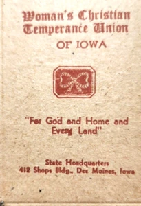 Posten 6 unbenutzte Damen Christian Temperance Union Iowa Karton Spendenboxen - Bild 1 von 4