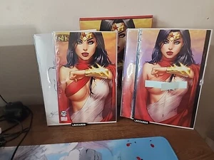 EBAS Power Hour 2 Wonder Woman Box Set 4 Trade Naughty Full Art Exclusive  - Picture 1 of 8
