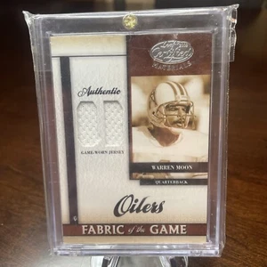 2008 Leaf Certified Game Worn Warren Moon Jersey /50 - Picture 1 of 2