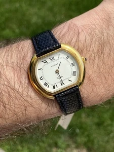 Orologio Watch Morins Vendom Incabloc Manual Vintage Swiss Plated - Picture 1 of 15