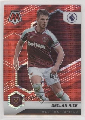 2021-22 Panini Mosaic Premier League Red Pulsar Prizm Declan Rice #82 - Image 1 of 2
