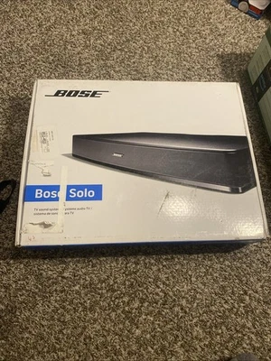 Bose Solo TV Sound System Home Theater Soundbar Speaker 410376 Unit NEW - Image 1 of 4