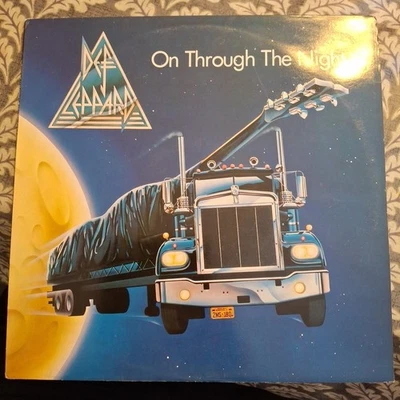 DEF LEPPARD "ON THROUGH THE NIGHT" VINYL LP 1980 VG+ - Image 1 of 4