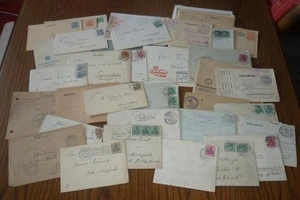Lote cartas y tarjetas antiguas Alemania con correo de campaña - ¡más de 40 unidades! - Imagen 1 de 5