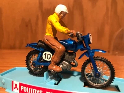 1970’S POLITOYS 1/34 SCALE HARLEY DAVIDSON MOTORCYCLE WITH RIDER - MADE IN ITALY - Image 1 of 4