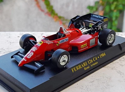 🔹🔹🔹 FERRARI 126 C4 ARNOUX 1984 1:43 COLLEZIONE FERRARI F1 MODELLINO🔹🔹🔹 - Immagine 1 di 3