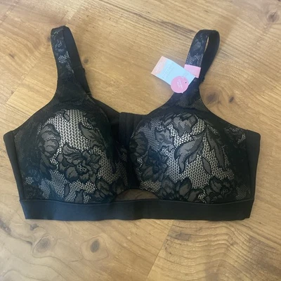 Lane Bryant Cacique Bra size 50D Comfort Bliss Lightly Lined Full Coverage Lace - Image 1 of 4