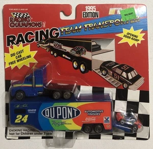 New 1995 Racing Champions NASCAR Jeff Gordon Racing Team Transporter Car *NIP* - Picture 1 of 2