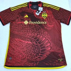 NWT $130 AUTHENTIC adidas Seattle Sounders MLS Away Bruce Lee Jersey Men's 2XL - Bild 1 von 11