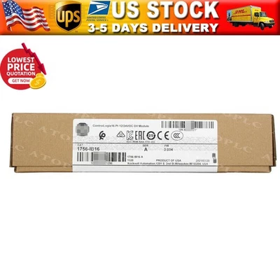 1756-IB16 New Factory Sealed AB ControlLogix Input Module US Free Tax - Image 1 of 4