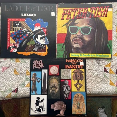 LP STEEL PULSE BABYLON THE BANDIT UB40 LABOUR OF LOVE PETER TOSH JOHNNY B GOODE - Image 1 of 4