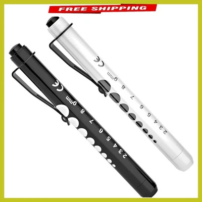 Reliable 2 Pack Medical Penlights with Pupil Gauge – Ideal for Family Care - Image 1 of 4