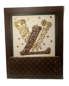 Jewelry Framed Art LV Louis Vuitton - Picture 1 of 4