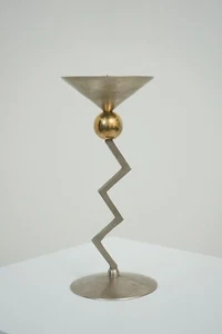 Candelabro Memphis ZigZag posmoderno estilo Milán años 80 vintage Italia años 80 - Imagen 1 de 13