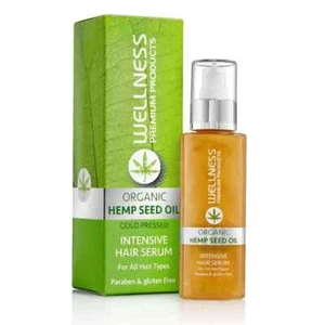 Wellness Organic Intensive Hair Serum Hemp Seed Oil 100 ml - Picture 1 of 2