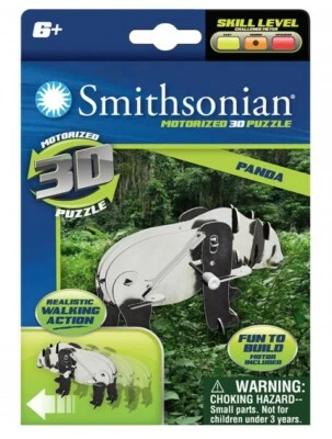 NEW SMITHSONIAN MUSEUM MOTORIZED 3D PUZZLE SAFARI SERIES: PANDA 69707 - image 1 of 2