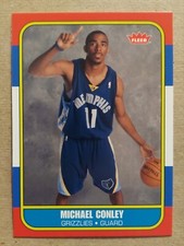 2007-08 Fleer MIKE CONLEY #86R-138 Rookie RC 1986-87 Retro Rookies Glossy