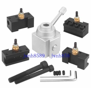 1Set Mini Quick Change Tool Post Holder Aluminum Alloy Kit For Table/Hobby Lathe - Picture 1 of 8