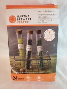 Martha Stewart Handwerk Reagenzglas Gefälligkeiten Kit ergibt 8 Gefälligkeiten NEU - Bild 1 von 6