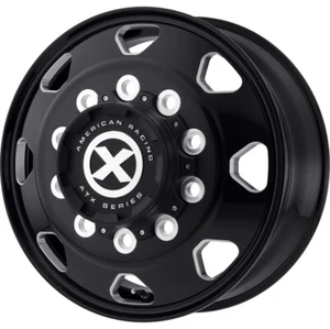 4 Wheels 22.5" AO401 Octane 22.5x8.25 10x285.75 Front Black 144ET(AO40122510901) - Picture 1 of 3