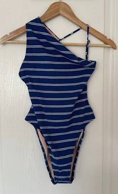 Madewell Traje de Baño de Una Pieza de Un Hombro Verano Moda EE. UU. Para Mujer XS Nuevo Foto 1 de 4
