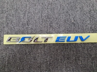 OEM P42691034 'BOLT EUV' letras maletero emblema azul + cromo para Chevrolet EUV Foto 1 de 3
