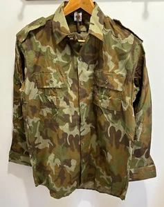 Romanian Army M90 Leaf Pattern Camo Shirt - Med - Unissued - 1990's - Picture 1 of 6