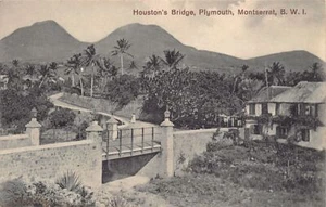 Montserrat - PLYMOUTH - Houston's Bridge - Publ. Jas. J. Wall & Co. - Picture 1 of 2