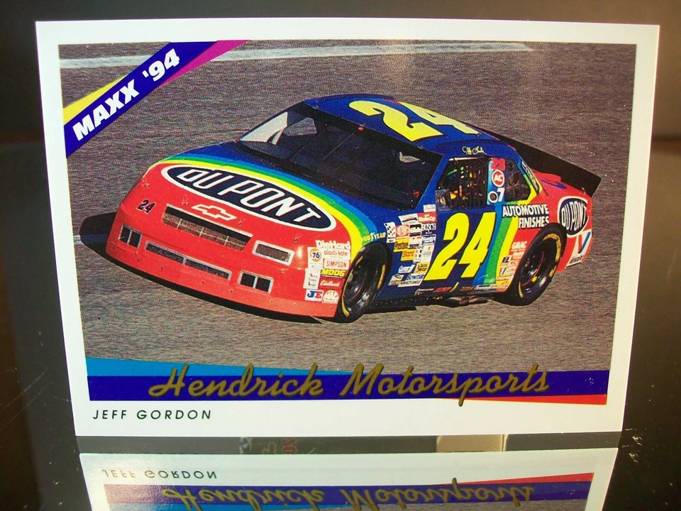 Jeff Gordon #24 Dupont Maxx Race Cards 1994 Card #65 Hendrick Motorsports - Image 1 of 1