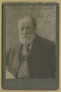 Camille Saint-Saens (1835-1921) - Compositore francese - Rara foto firmata - 1911 - Foto 1 di 2