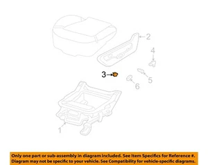Mercury FORD OEM 2005 Mountaineer Seats Track-Handle Lever Left 1L2Z7862623AAC - Bild 1 von 2