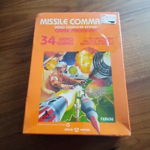 Missile Command Atari 2600 CX2638 Hangtab Factory Sealed Brand New Vintage 1980 - Picture 1 of 4