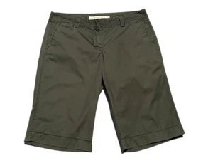 J. Crew Shorts Women’s Size 10 Green City Fit Chino Classic Twill Casual EX - Picture 1 of 2